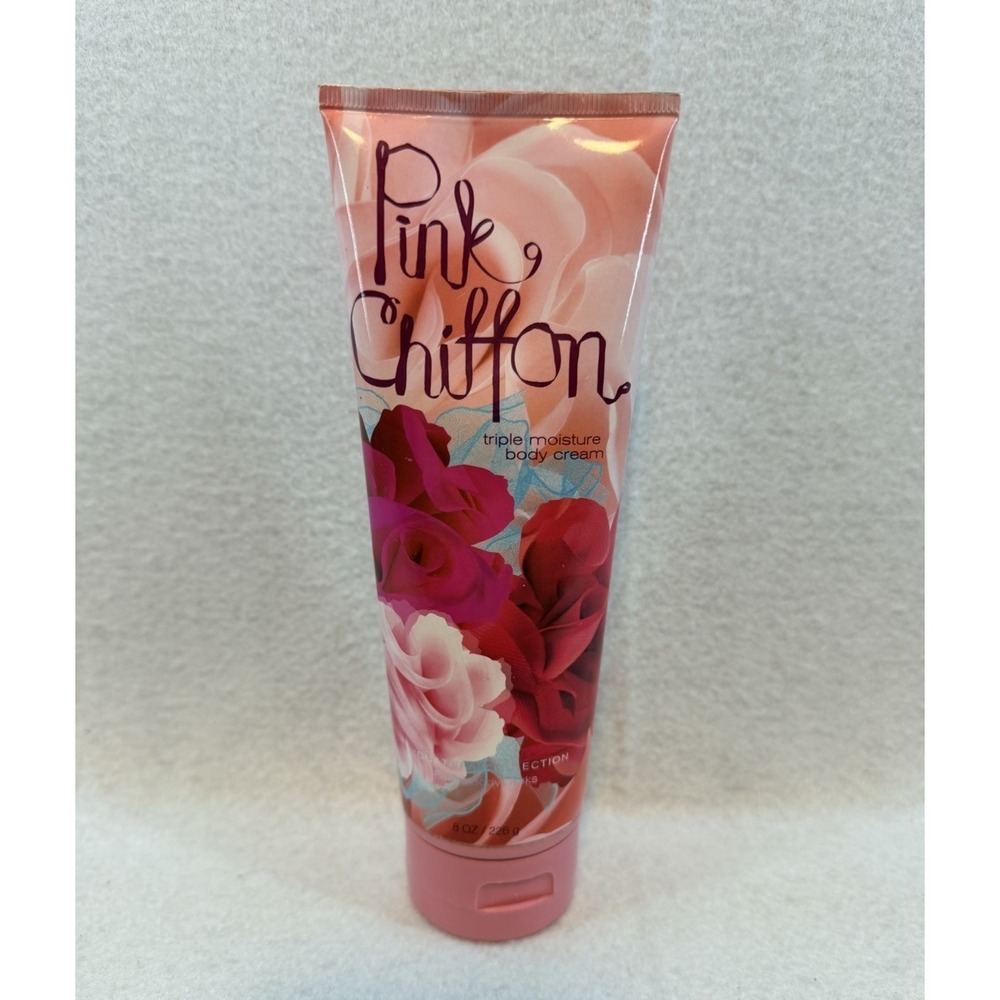 Bath & Body Works PINK CHIFFON Body Cream Lotion Moisturizer 8oz